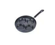 Aluminum 4-Cup Egg Frying Pan, Non Stick Egg Cooker Pan
