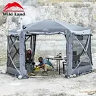 Wild Land Beach Gazebo Marquee Lux 3.6m Camping Tent Mosquito Screen Net Portabl