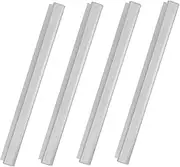Ciieeo 4pcs Kitchen Slide Receipt Holder Aluminum Alloy Ticket Stabber for Restaurants Cafes Pubs Bars No Drill Design Space Efficient Order Management Display Rail
