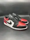 Nike Air Jordan 1 Low Shoes Men's Size 11 Gym Red Black 553558-612