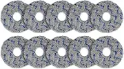 (10 Pieces) Washable Mopping Pads for ECOVACS DEEBOT T20e Omni/ T30S Pro/ T30S Combo/ X2 Omni/ X5 Pro Omni/ T30 Pro Omni/ X1 Pro Omni X1 Turbo/ X1 Plus T10 Omni/ T10 Turbo, Mop Pad Cloth