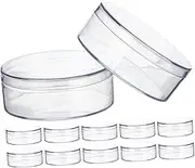 Small Round Candy Storage Boxes Material Organizer for Jewelry Beads Crafts 8cm Diameter