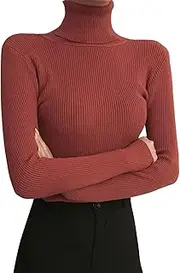 [Generic] Thermal Underwear Tops for Women Womens Turtleneck Long Sleeved Leggings Autumn Winter 2022 Tight Knit Sweater with A Slim Black Pullover Underneath The Lapel Ladies Thermal Tops Button
