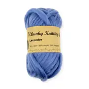 Chunky Knitting Yarn Lavender 60g