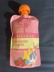 Peter Rabbit Baby Strawberry Banana Organic 4 oz (Pack of 10)