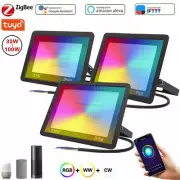 Tuya LED Smart Floodlight RGB Spotlight Zigbee Reflector Light Outdoor Wate