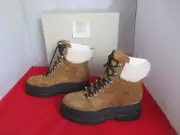 MARC FISHER PIERSON LUG SOLE BOOTIE $239 - US SIZE 8 - MEDIUM NATURAL #384