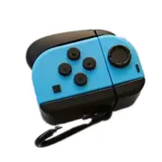 For Apple AirPods 1/2 Generation Universal Game Controller Bluetooth Headphone Protective Case(Blue)
