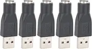 USB to PS/2 Converter Adapter for Keyboard Mouse with PS/2 Interface - and Portable