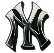 Team ProMark MLB New York Yankees Chrome Automobile Emblem, 4" x 3"