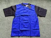 Men’s Dickies Cool Breeze Coats Short Sleeve Top Blue Chef Shirt Size S New