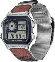 [DAVILANE] 18mm Watch Band Strap for Casio AE-1000W AE-1200 AE-1300 AEQ-110W AQ-S800W MRW-200H MRW-S300 SGW-300H SGW-400H W-216H W-218H W-735H, Rugged Nylon Sports Strap