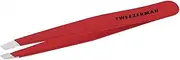 Tweezerman Stainless Steel Point Tweezer, Signature Red