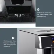 (US Plug 110V 180W)Home Ice Maker Machine 2 In 1 Ice Maker Water Dispenser US
