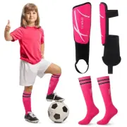 Soccer Shin Guards and Socks Kids Youth Lightweight Soccer Pads Defender with...