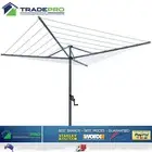 Clothesline Rotary 42 Hoist Everyday Folding Fold Down Clothes Line 42Mtr Grey