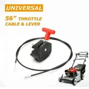 Easy to Install 56'' Throttle Cable Switch Lever Control Handle for Lawn Mowers