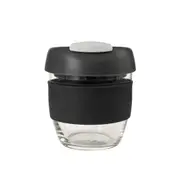 Glass Go Cup (Black/Charcoal/Grey) - 236mL