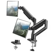 Dual Monitor Desk Mount - Adjustable Monitor Arm for 2 Monitors up to 32