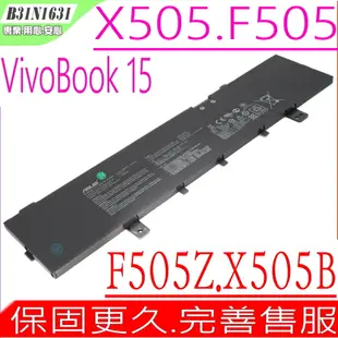 ASUS電池-華碩 B31N1631,VIvoBook 15,X505,X505BA,X505BP,X505ZA,X505Z,F505Z