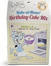 Vanilla Birthday Cake Mix w/ Sprinkles & Frosting Mix for Dogs by Lazy Dog Cookie Co.