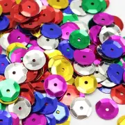 10000 Mixed Color 10mm CUP round loose sequins Paillettes sewing Wedding craft