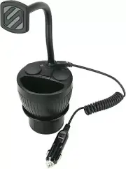 Scosche MAGPCUP MagicMount PowerHub Magnetic Cup Holder Phone 1 Pack, Black