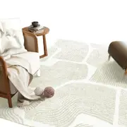 Catzon Geometric Patterns Area Rugs Non-Shedding Washable for Living Room-1