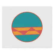 2 x 'Geometric Retro Circle' Lens Cleaning Cloths (LC00021178)