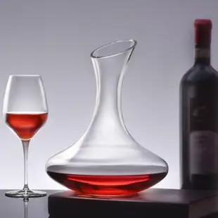 無鉛水晶玻璃紅酒醒酒器家用分酒器葡萄酒個性酒壺斜口醒酒器酒壺