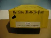 YE OLDE HUFF-N-PUFF #219 HO 40 ft. Wood ROCK ISLAND Furniture & Vehicle Car kit