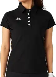 [Kappa] 625602 Women's Short Sleeve Polo Shirt, Banda Tape