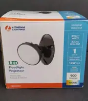 Lithonia Lighting Integrated LED Round Single Head Wall Mount Flood Light