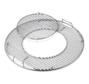 Weber COOKING GRILLS Plated Steel, Designed For 57cm Charcoal Barbecues, 8835