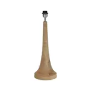 Belle Lancia Table Lamp w/ Wood Base Small 49cm - Light Natural
