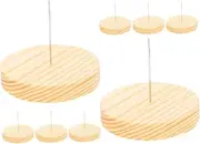 RORPOIR Wool Felt Stand Crochet Dolls Holder Metal Needle Post Felt Doll Rack for