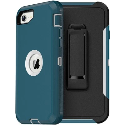Case Designed for iPhone SE Case 2020/2022 Heavy Duty Protective with Screen ...