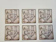 White 523 Serger Threading Diagram waterslide decal