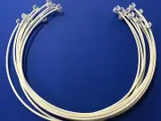 Dog Agility Equipment | 10 Weave Pole Guide Wires | Snap on fit 3/4" poles ⭐⭐⭐⭐⭐