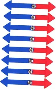 ULTECHNOVO 8pcs DIY Clock Repair Parts for Rotatable Plastic Clock Hands for Telling Multifunctional Educational Tool to Motor Skills and Learn Reading