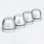 4x Speaker Turntable Isolation Stand Feet Base Pad Stainless Steel Ball M8 Screw