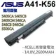 華碩 A41-K56 4芯 日系電池 R505 R505C R550 R550C S40 S40C (9.3折)