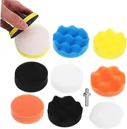 Gatuida 1 Set Automotive Buffing Pads Car Detailing Polishing Kit with Bonnet Attachments for Electric Drill Multi Use for Waxing Polishing and Paint Restoration