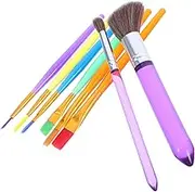 HOMOBABE 8Pcs Multi Function Dessert Decorating Brush Food Grade Cake Brushes for Fondant Cookie and Pastry Painting Household Tools for Creative Baking