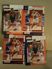 4 2019-20 Contenders Draft School Colors + De'Andre hunter atlanta Rookie RC