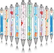 Thenshop Funny Nurse Pens Lovely Cartoon Ballpoint Nursing Pens Black Ink Retractable Press Pen for Appreciation Gifts Labor and Delivery Nurse Assistant Student Coworkers (24 Pcs)