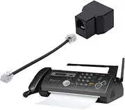 Telephone Cord Splitter - Telephone Wires Converter, Dsl Phone Splitter | Enhanced Connectivity Fax and Modem Splitter, Connect Two Phones to Jack for Phone, Fax Machine, Modem, Dsl Equipment