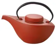 Iwachu Teapot Hikifune Matte Red Brown 0.7L Enamel Inside Nambu Ironware 12171
