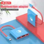 3-in-1 Switch Docking Station USB C TYPE-C Hub HDMI 4K USB 3.0 5Gbps PD 100W