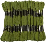 Anchor Stranded Cotton Thread for Cross Stitch/ Embroidery Color -Green 856